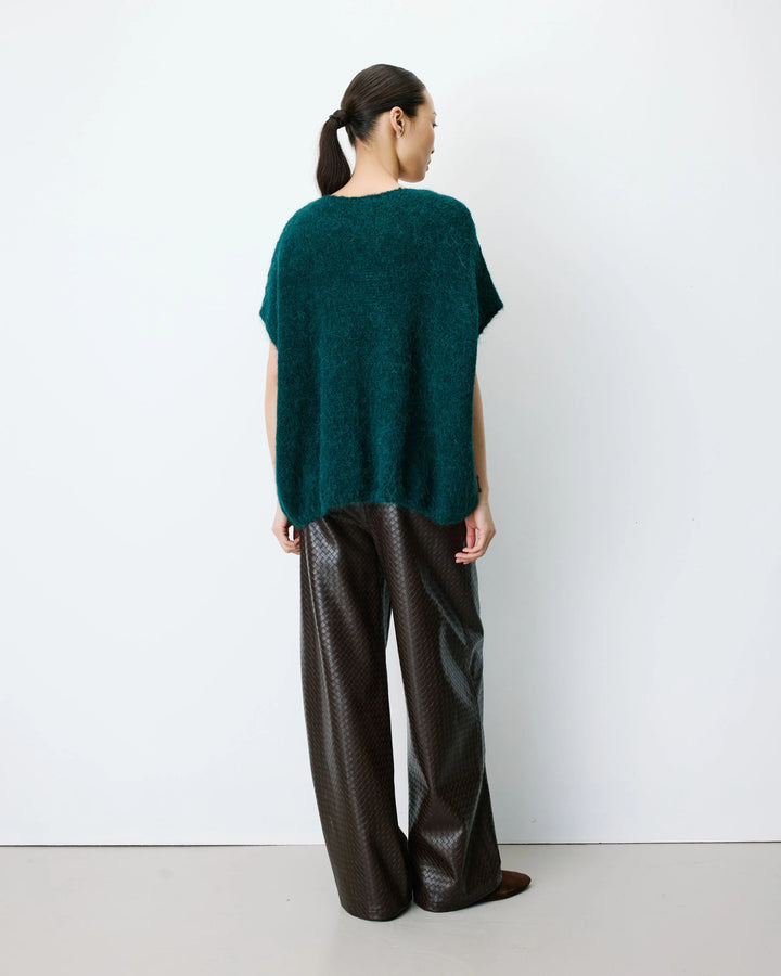 Grace&Mila - Sleeveless V-neck sweater Atticus-achteraanzicht