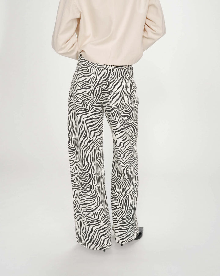 Grace&Mila - Socca Loose printed jeans-achteraanzicht