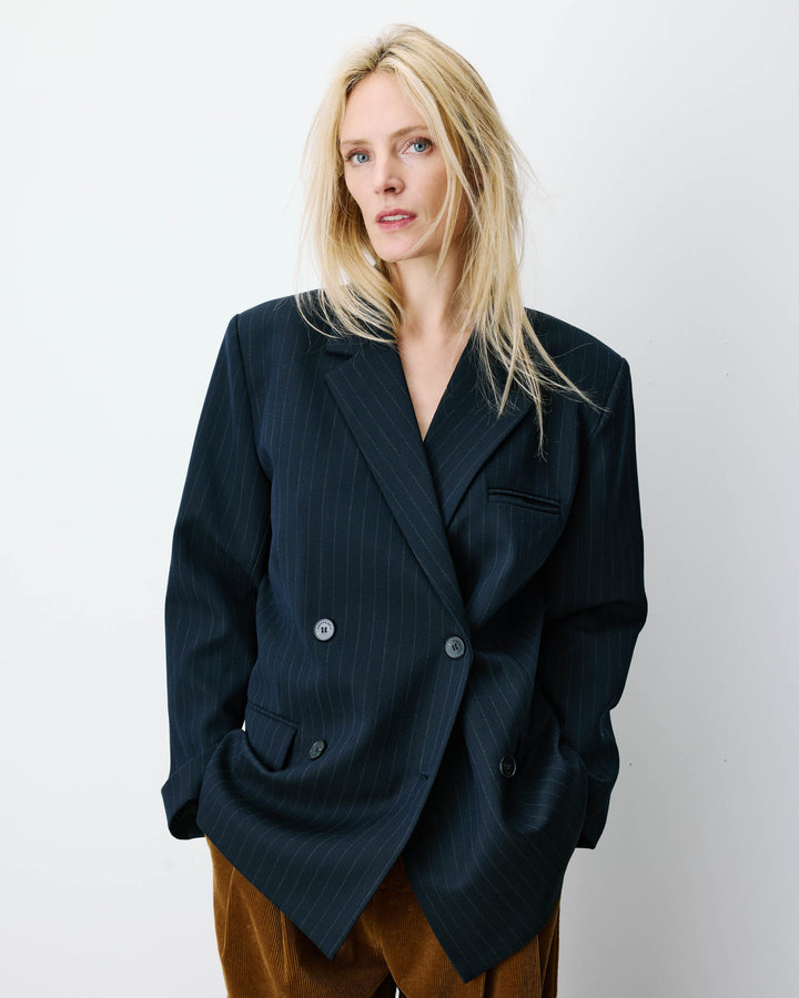 Grace&Mila - Striped blazer Auguste-vooraanzicht