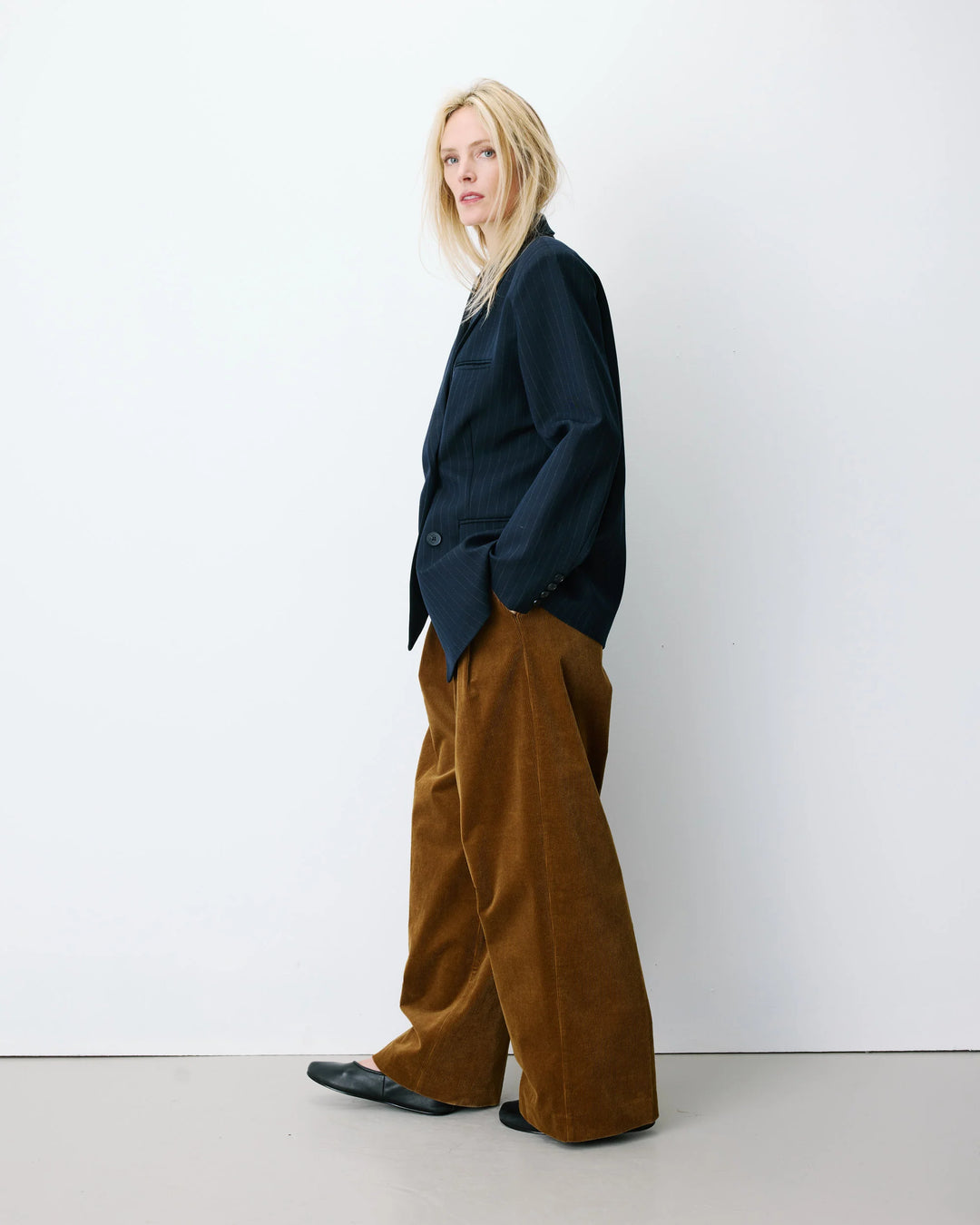Grace&Mila - Striped blazer Auguste-zijaanzicht