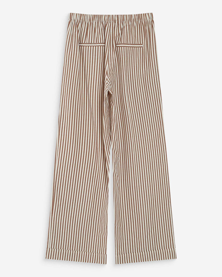 Grace&Mila - Striped pants mocha Volute-packshot achter