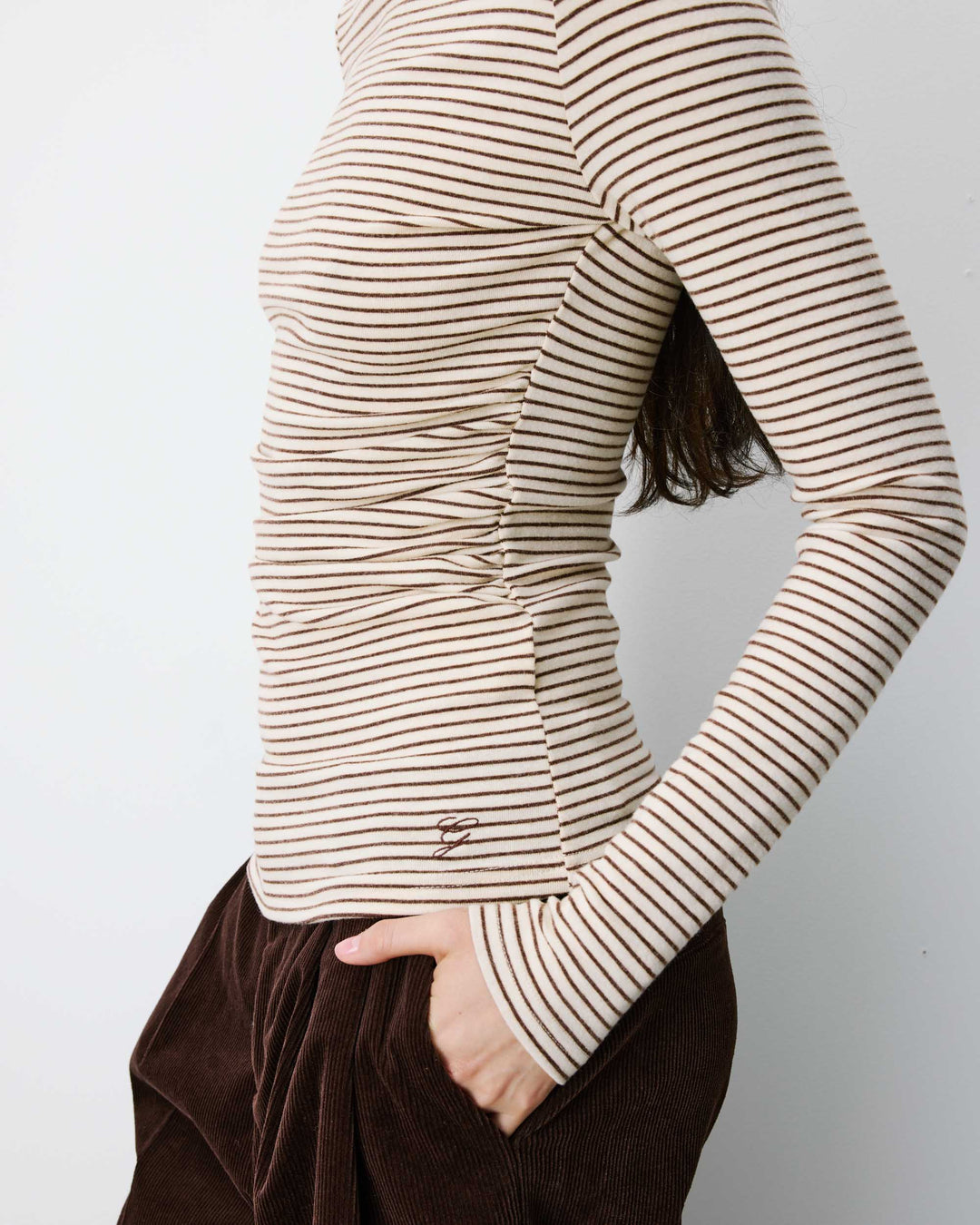 Grace&Mila - Striped top Aralee-zijaanzicht
