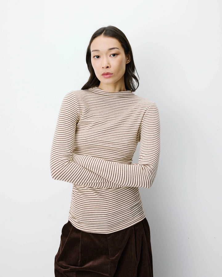 Grace&Mila - Striped top Aralee-vooraanzicht