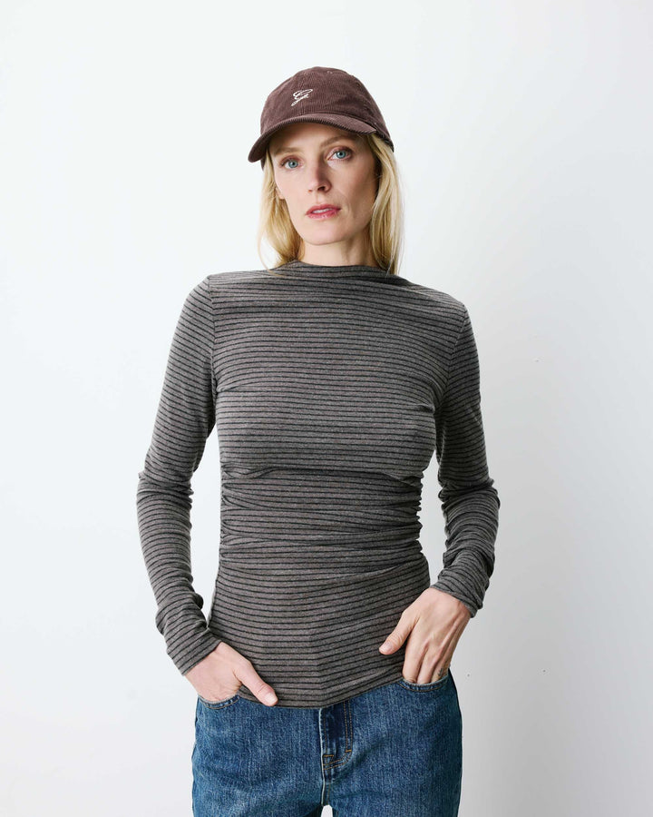 Grace&Mila - Striped top Aralee-vooraanzicht
