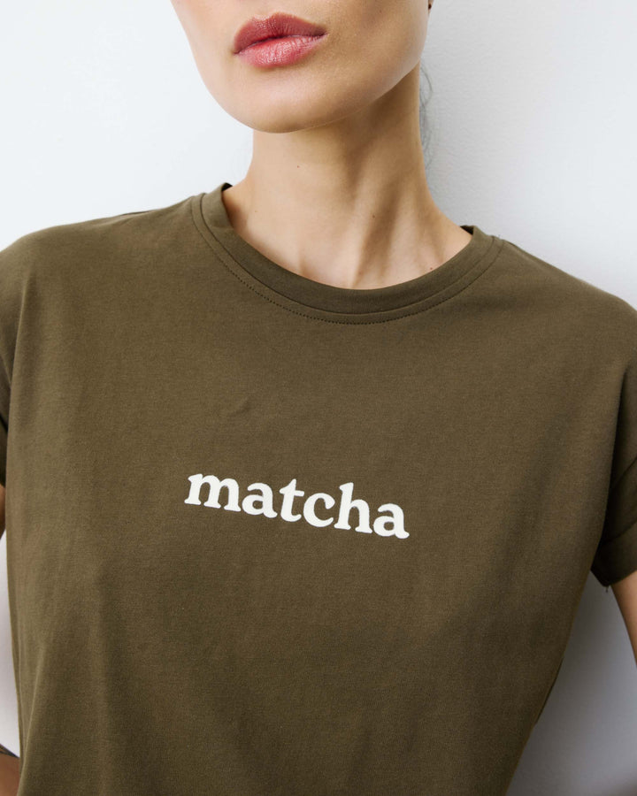 Grace&Mila - T-shirt Atlas-detailfoto opdruk