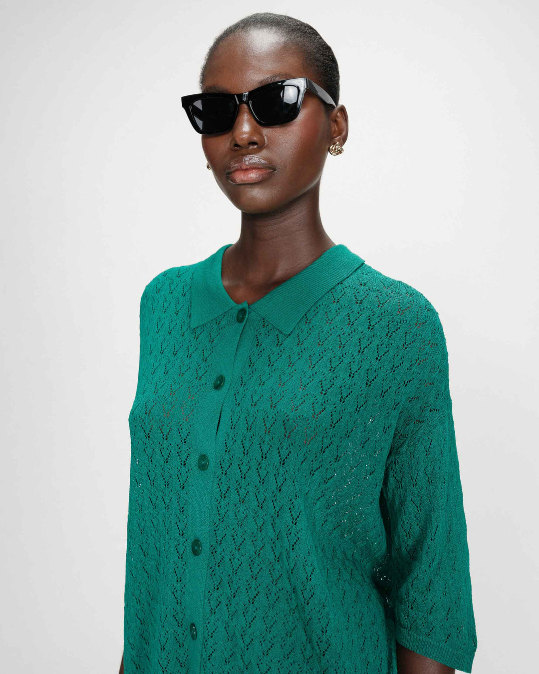Grace&Mila - VADIM buttoned cardigan-vooraanzicht