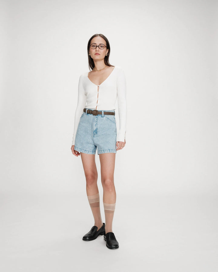 Grace&Mila - VERNE denim shorts-voorzijde