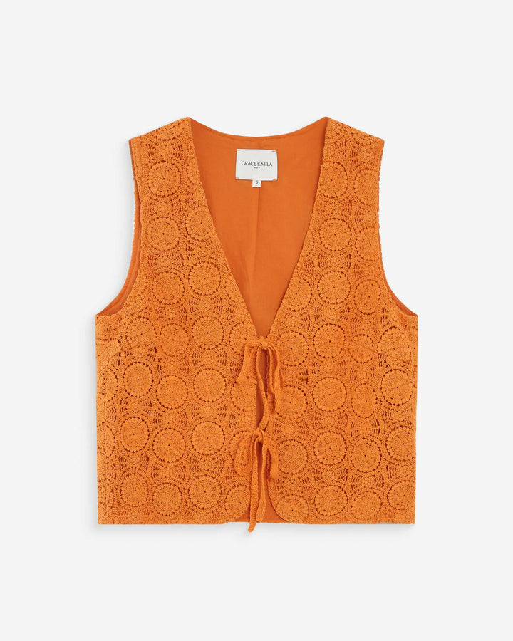 Grace&Mila - VONY tie-front top-packshot