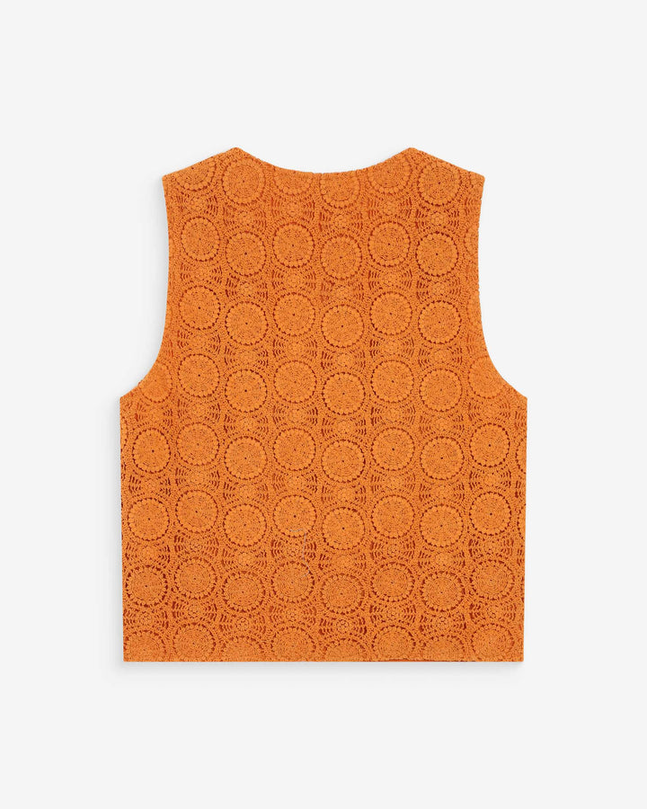 Grace&Mila - VONY tie-front top-packshot achter