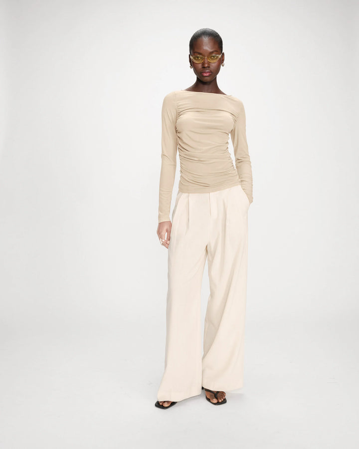 Grace&Mila - Valeda Draped long-sleeve top-vooraanzicht