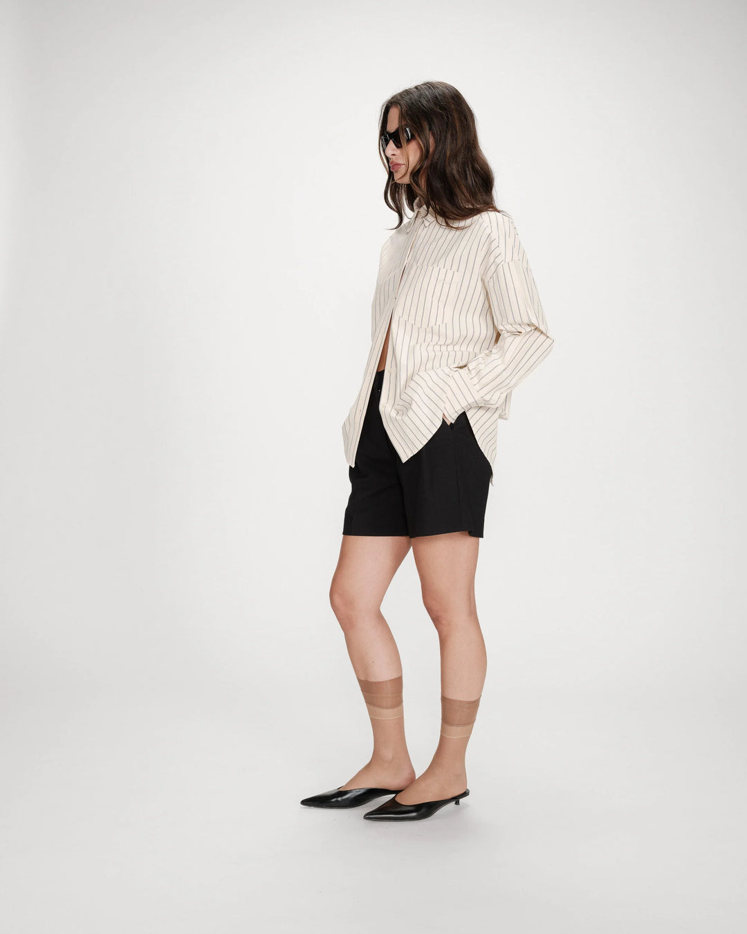 Grace&Mila - Valerie oversized shirt-zijaanzicht