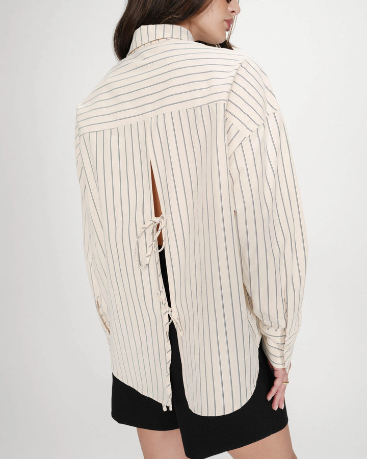 Grace&Mila - Valerie oversized shirt-achteraanzicht