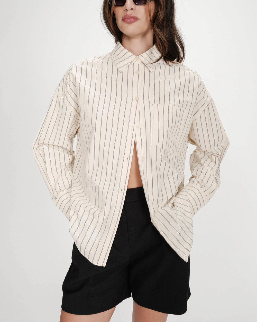 Grace&Mila - Valerie oversized shirt-vooraanzicht