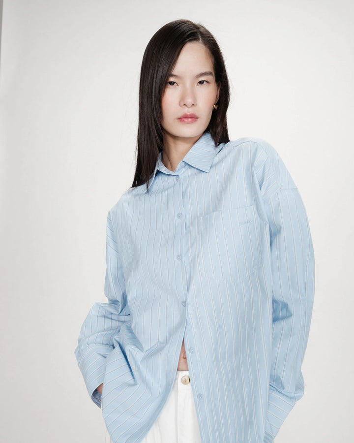 Grace&Mila - Valerie oversized shirt-vooraanzicht