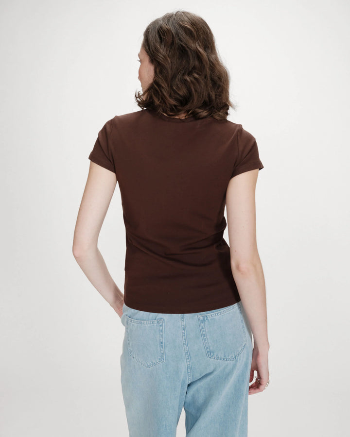 Grace&Mila - Valerio Velvet-print T-shirt-achteraanzicht