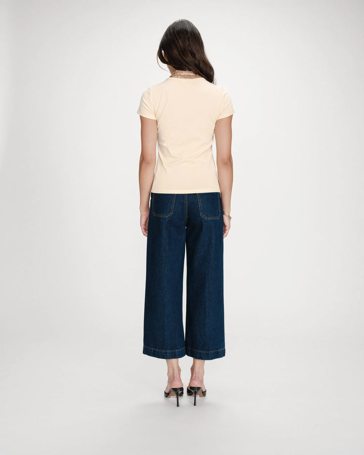 Grace&Mila - Valerio Velvet-print T-shirt-achteraanzicht