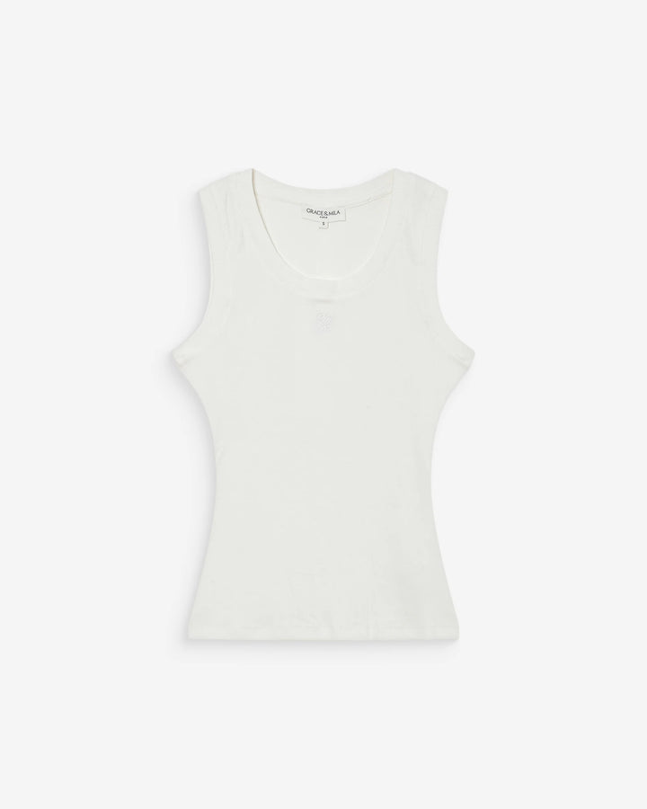 Grace&Mila - Valou embroidered tank top-packshot