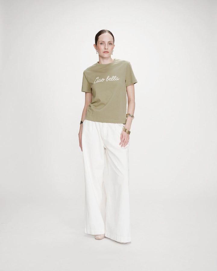 Grace&Mila - Vanders embroidered T-shirt-aanfoto