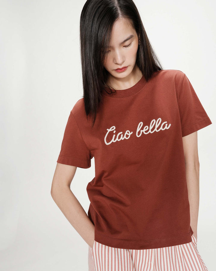 Grace&Mila - Vanders embroidered T-shirt-vooraanzicht