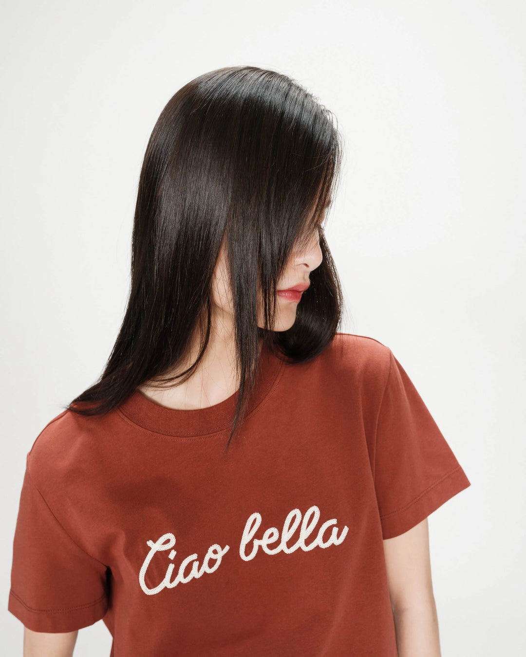 Grace&Mila - Vanders embroidered T-shirt-detailfoto opdruk