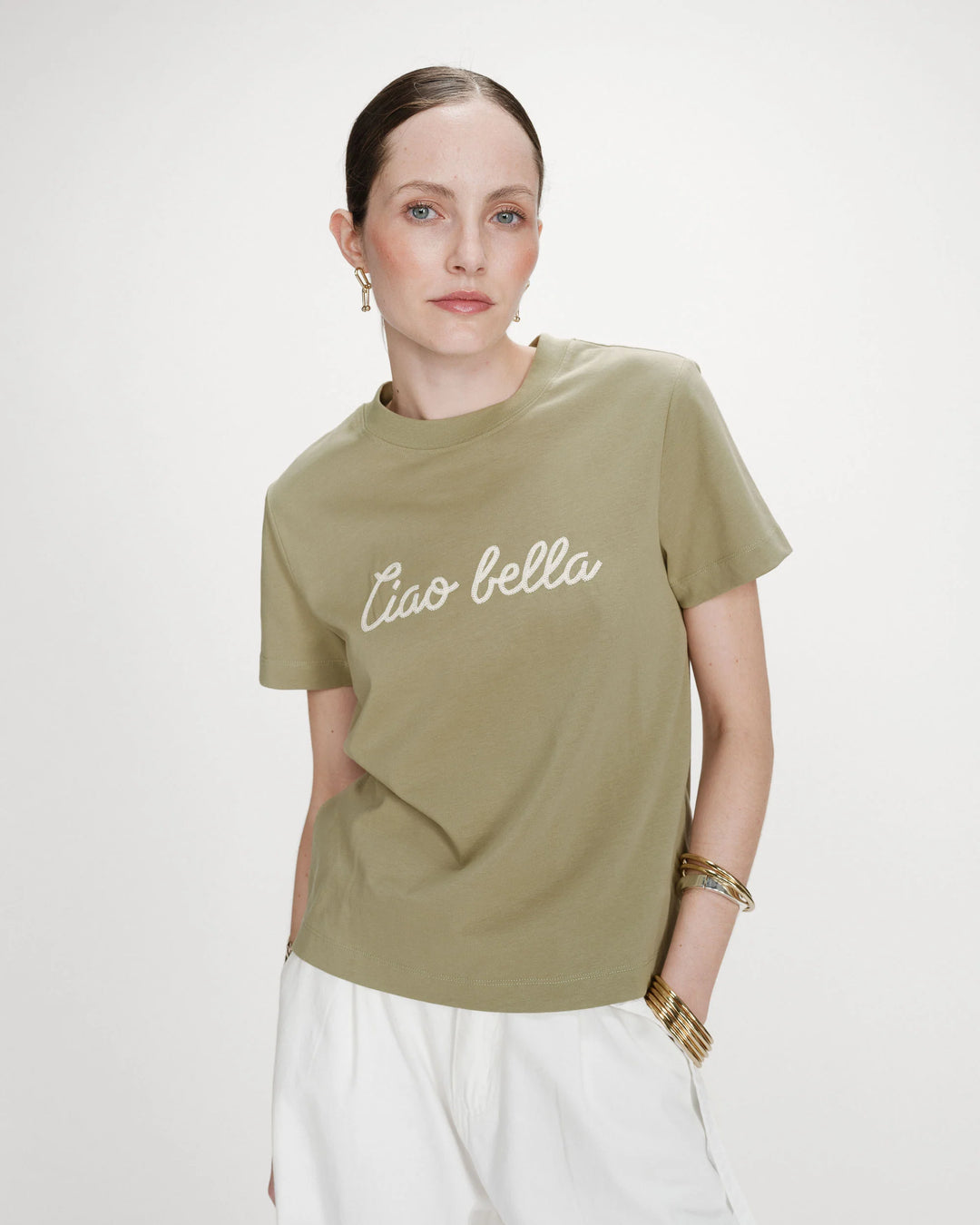 Grace&Mila - Vanders embroidered T-shirt-vooraanzicht