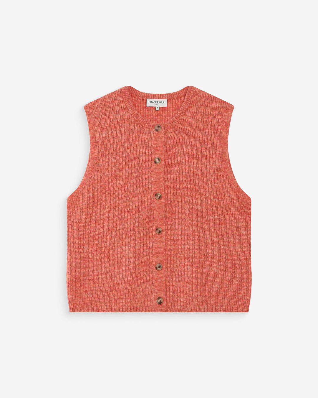 Grace&Mila - Vollando sleveless cardigan-packshot