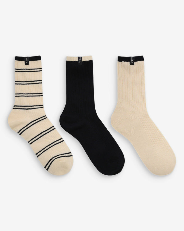 Grace&Mila - Volta Mid-high socks-vooraanzicht