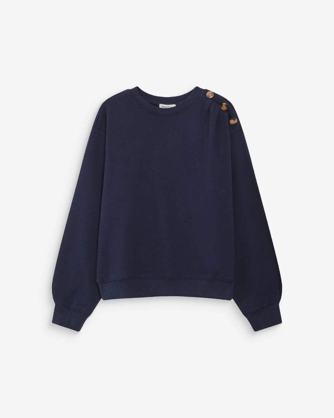 Grace&Mila - Vonan buttoned sweatshirt-packshot