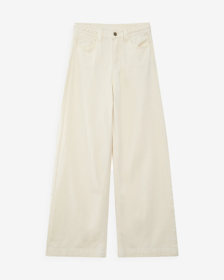 Grace&Mila - Wide-leg jeans ecru Jaden-packshot