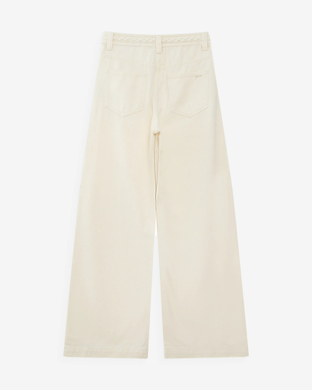 Grace&Mila - Wide-leg jeans ecru Jaden-packshot achter
