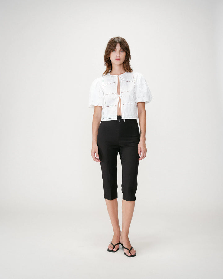 Grace&Mila - balloon-sleeve blouse WYLETTE-voorzicht