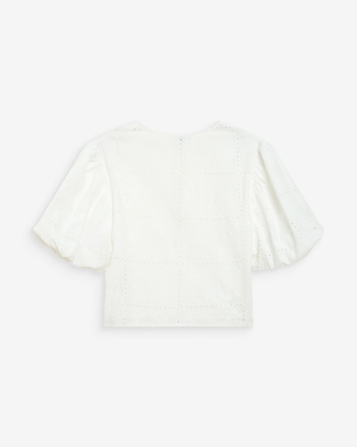Grace&Mila - balloon-sleeve blouse WYLETTE-packshot achter