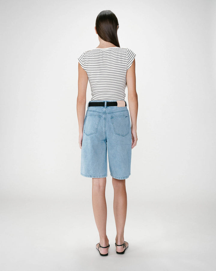 Grace&Mila - denim bermuda WILL-achteraanzicht