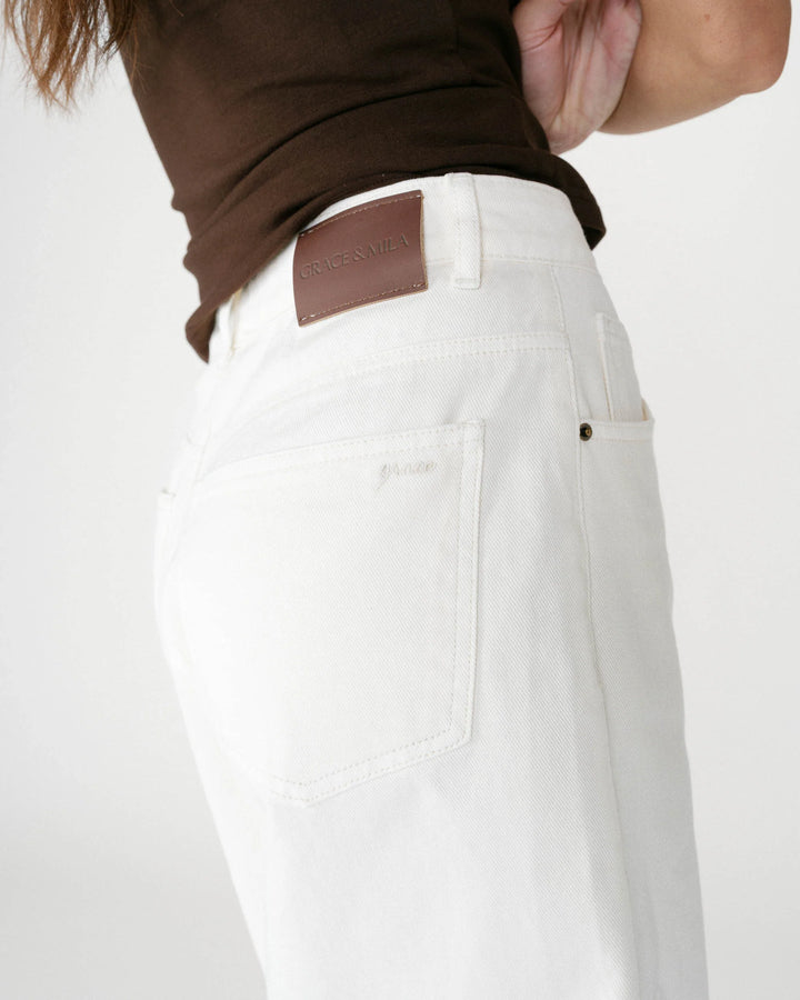Grace&Mila - denim bermuda WILL-detailfoto