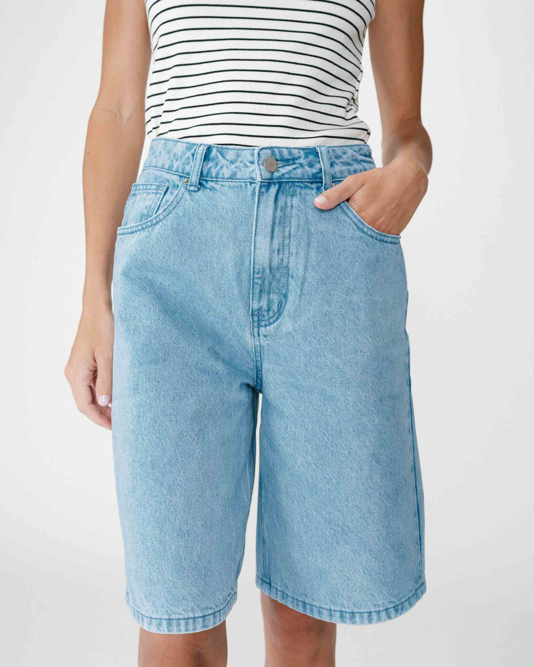 Grace&Mila - denim bermuda WILL-voorzijde