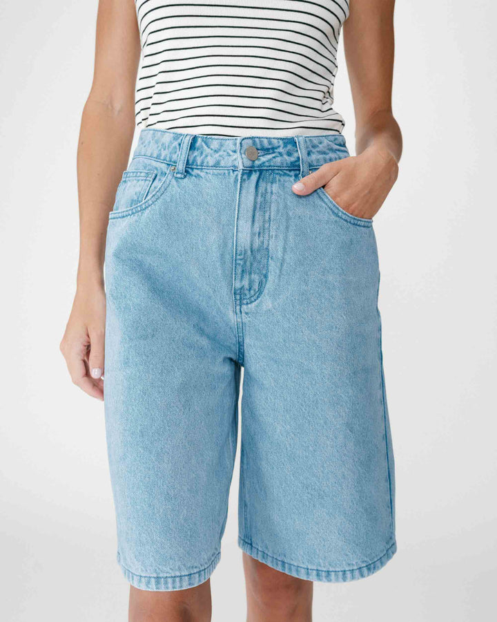 Grace&Mila - denim bermuda WILL-voorzijde