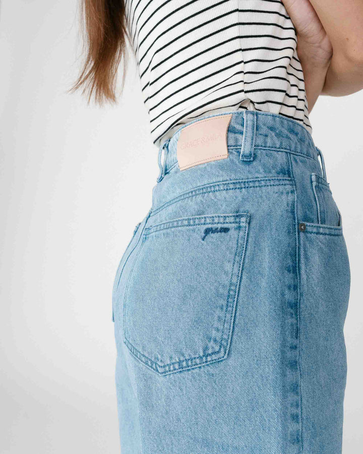 Grace&Mila - denim bermuda WILL-detailfoto