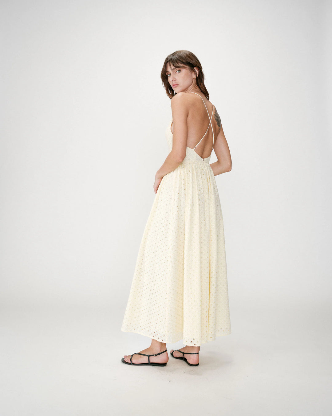 Grace&Mila - long dress WIMALA-achteraanzicht