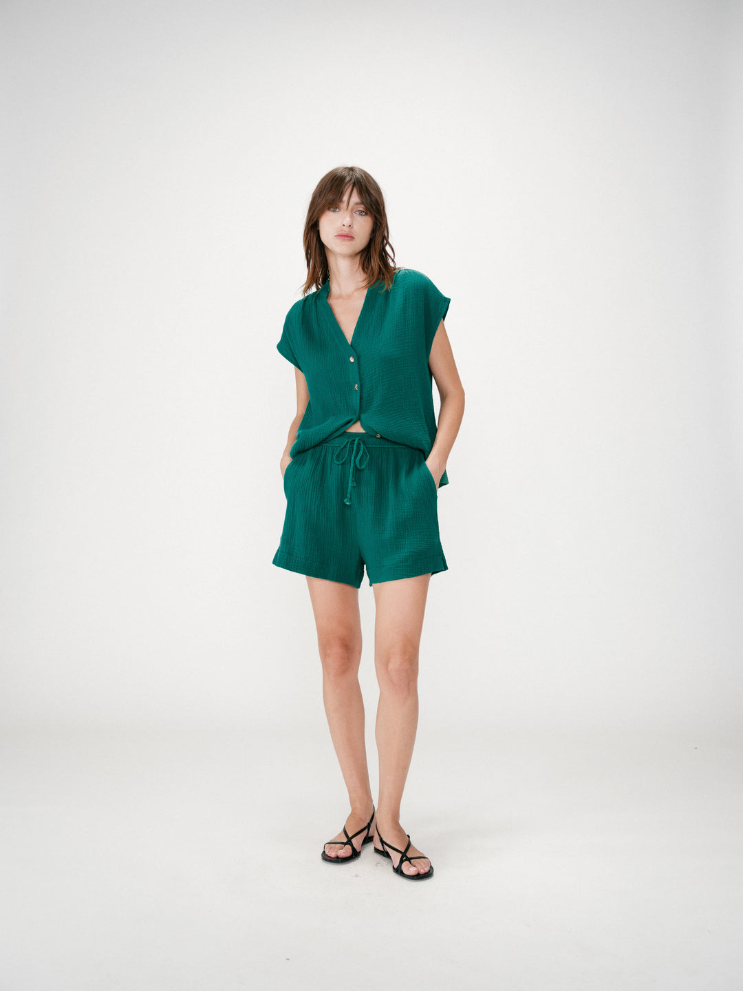 Grace&Mila - wasabi short-vooraanzicht