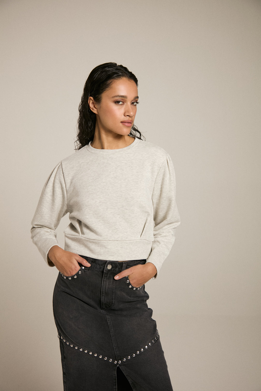 Homage - Cropped Sweater-vooraanzicht