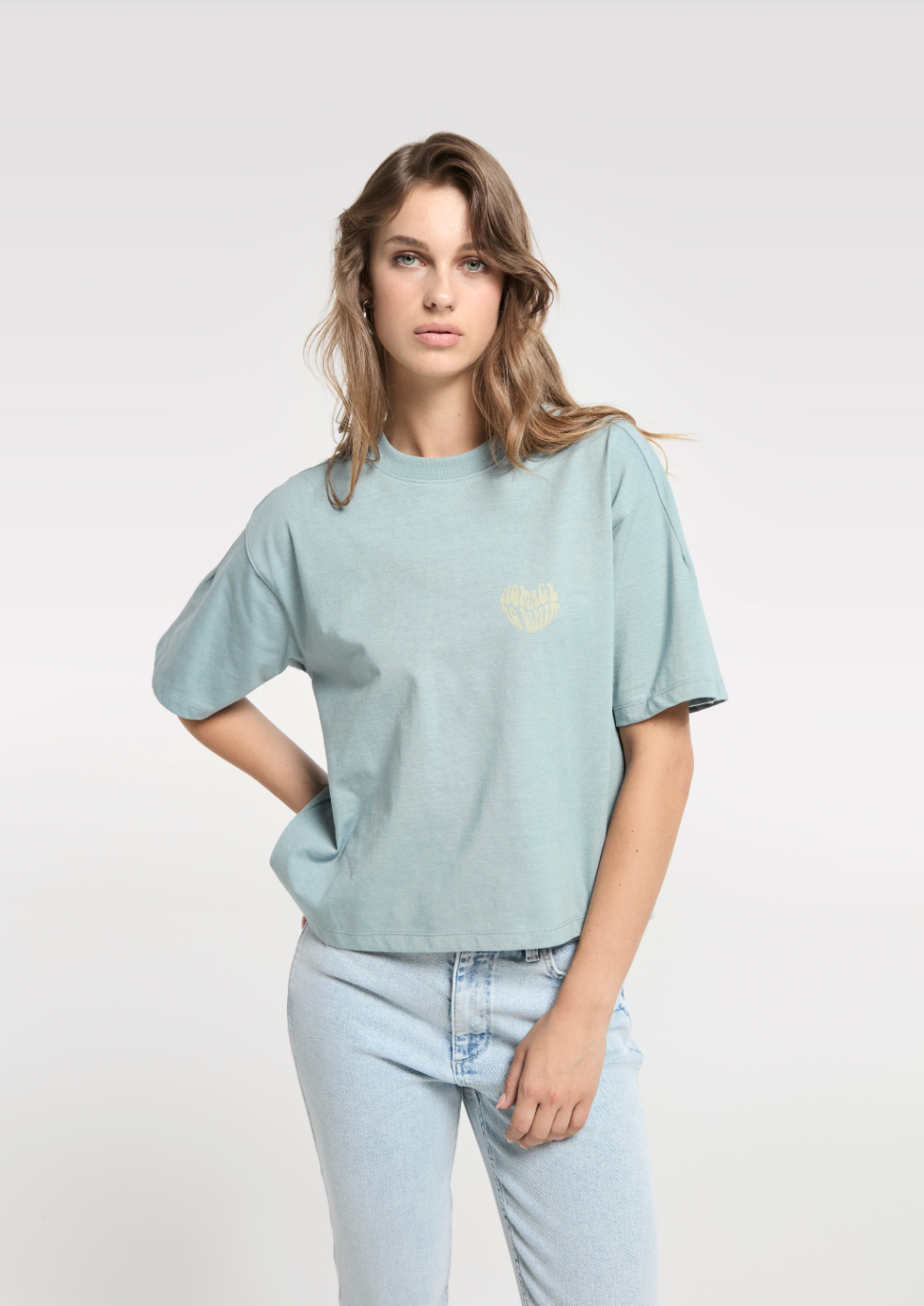 Homage - Detailed Printed Tee-vooraanzicht