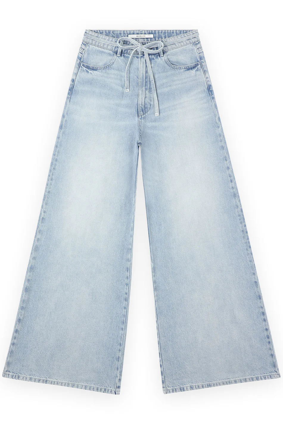 Homage - Extra Wide Leg Jeans With Cord-packshot
