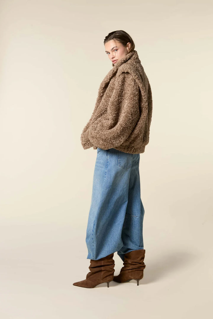 Homage - Jimi Mid Waist Barrel Jeans-zijaanzicht