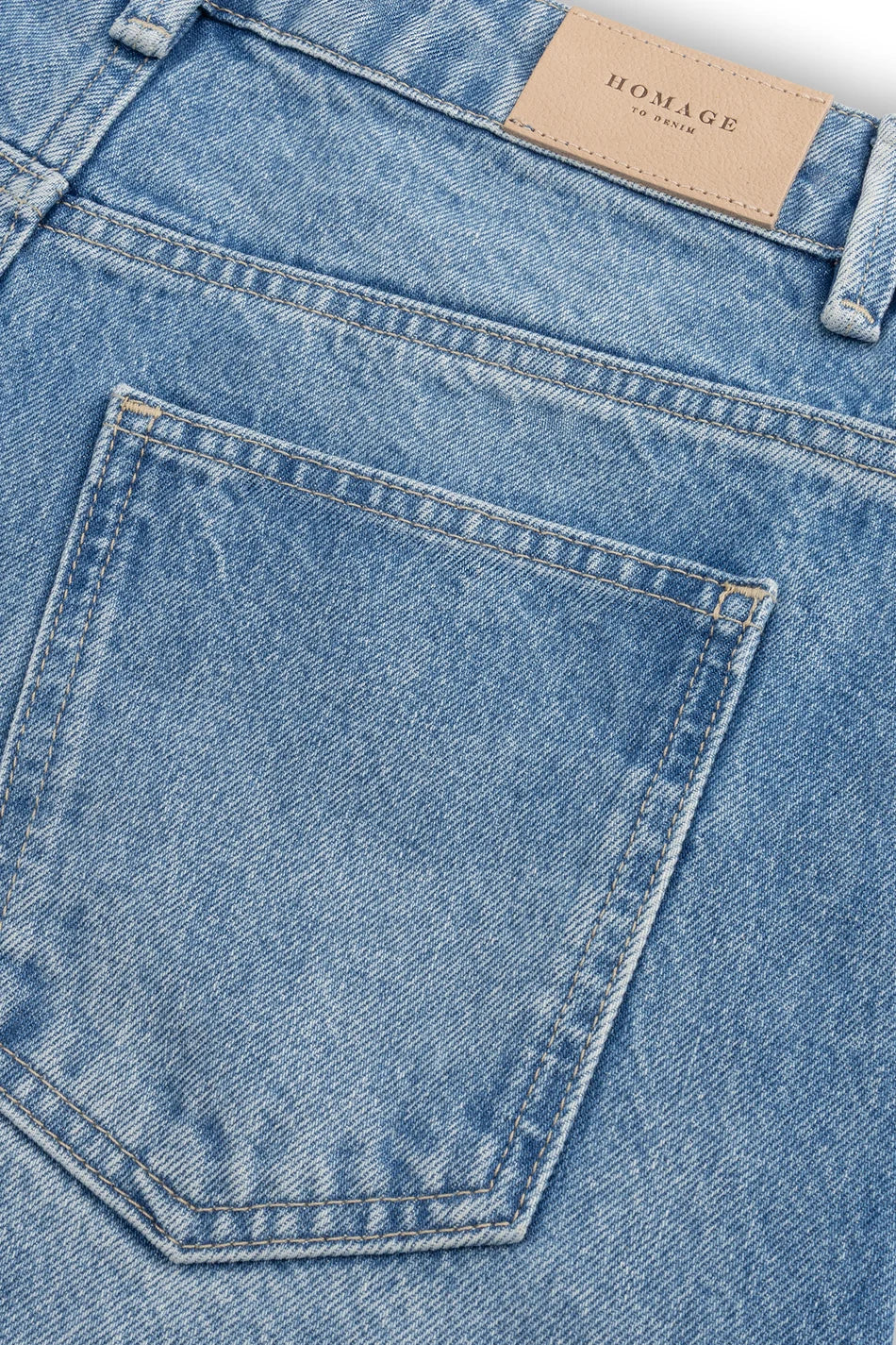 Homage - Jimi Mid Waist Barrel Jeans-detailfoto