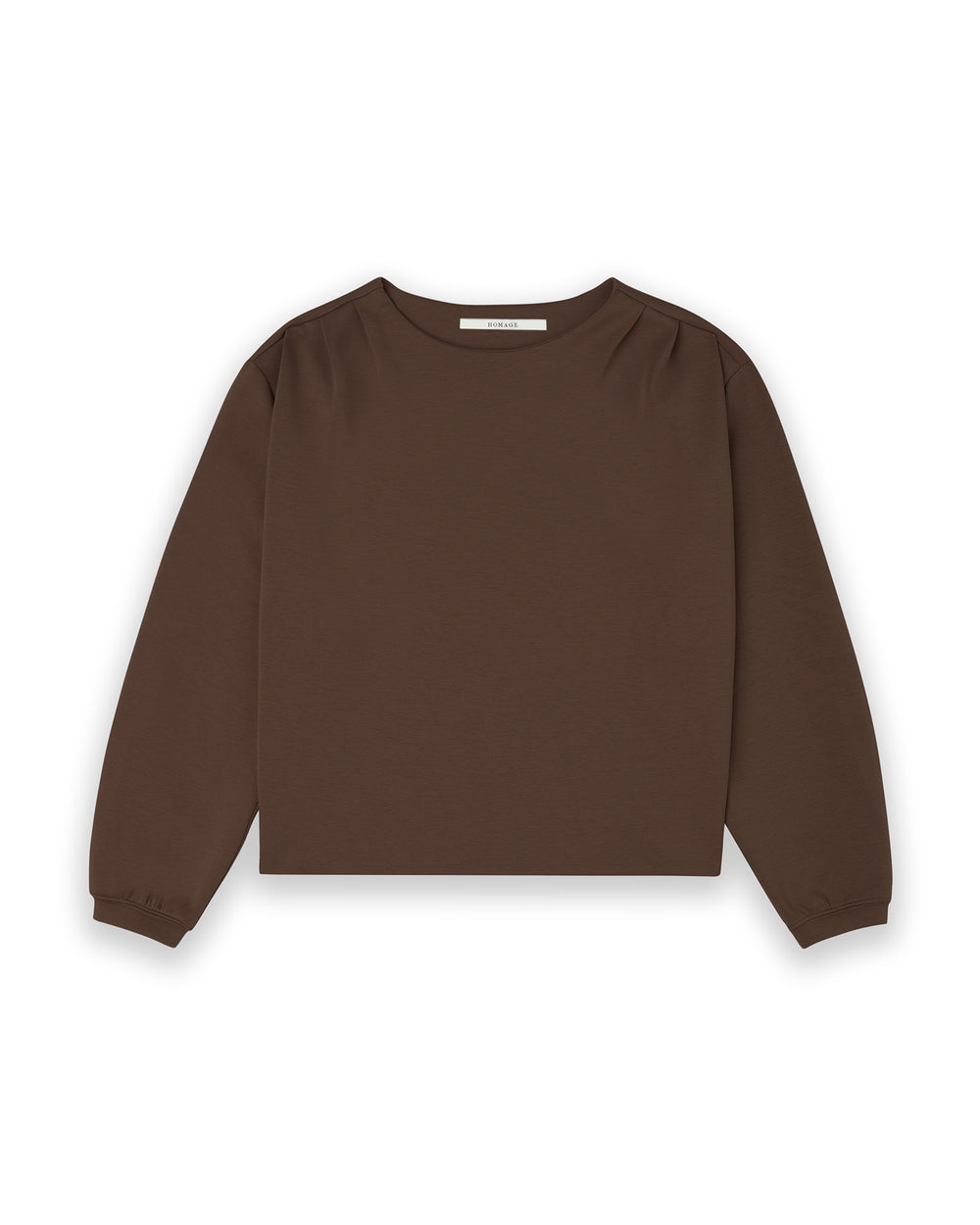Homage - Longsleeve Sweater With Shoulder Pleats-packshot