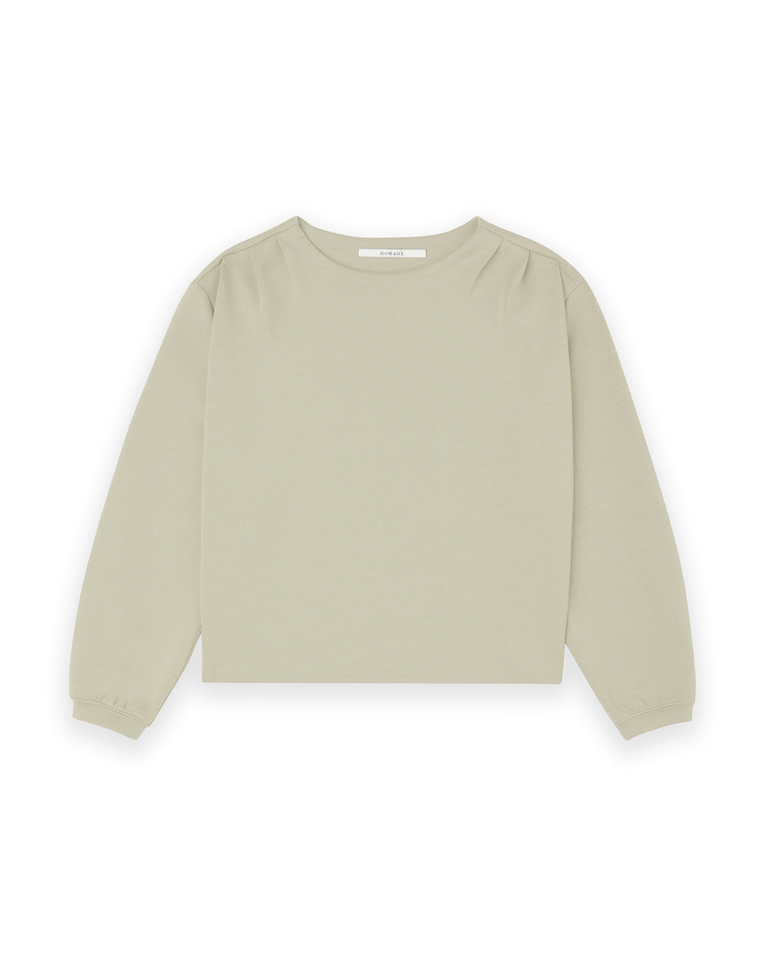 Homage - Longsleeve Sweater With Shoulder Pleats-packshot