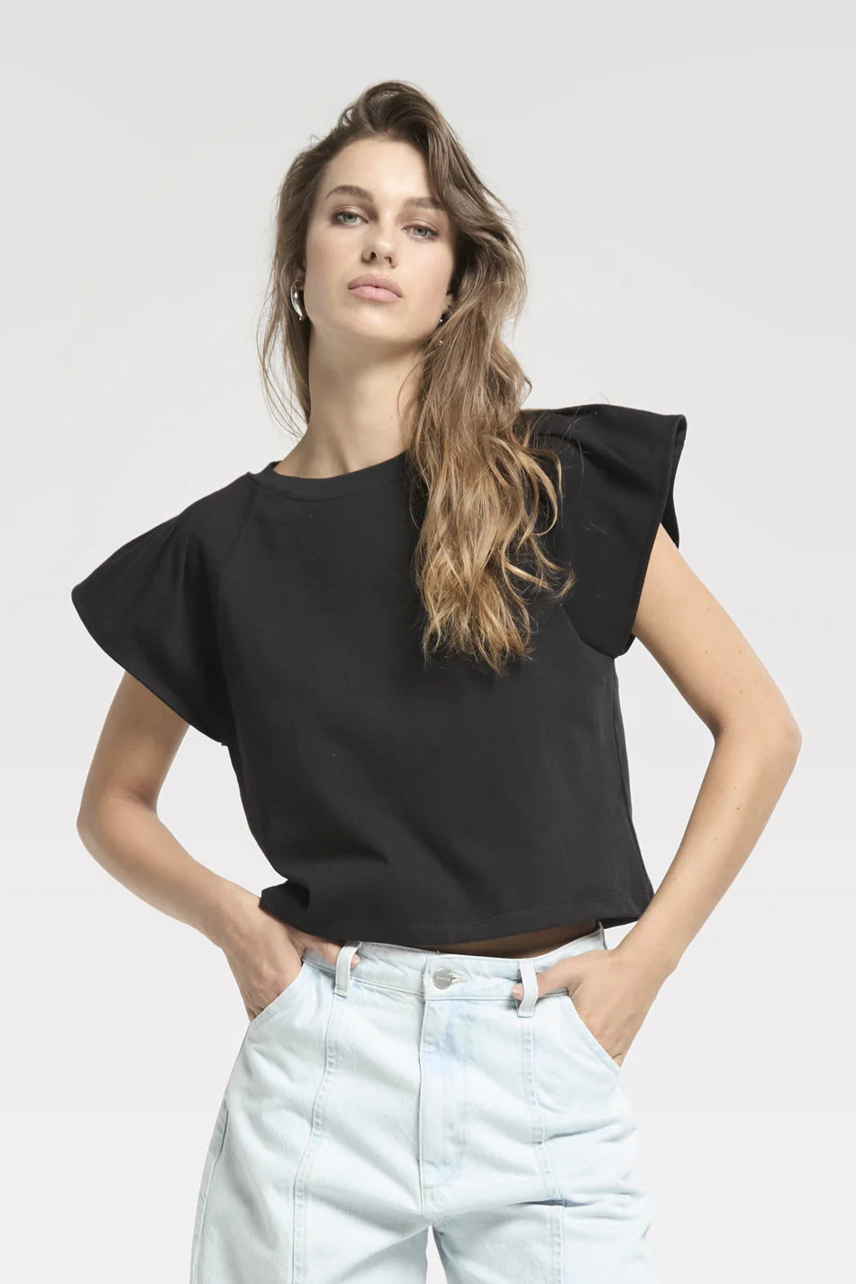 Homage - Top With Wide Shoulders-vooraanzicht