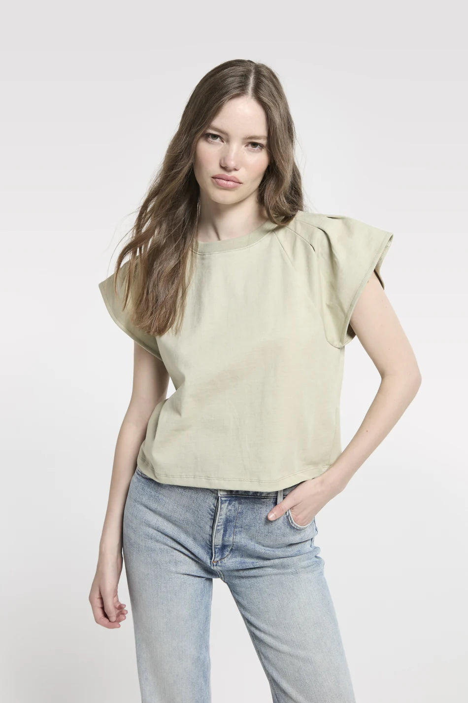 Homage - Top With Wide Shoulders-vooraanzicht