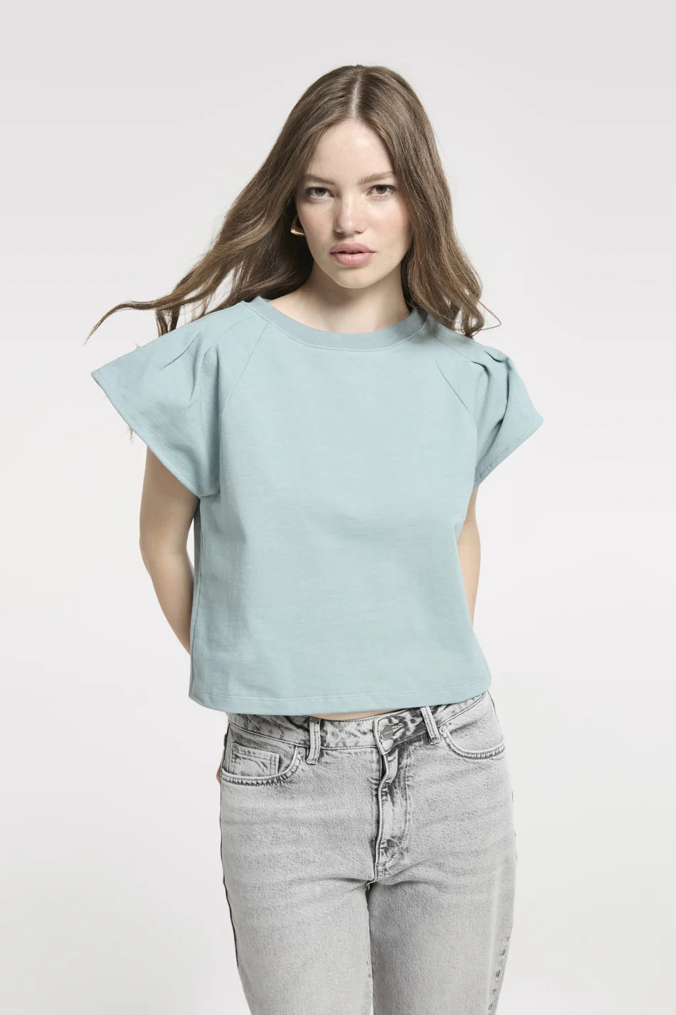Homage - Top With Wide Shoulders-vooraanzicht