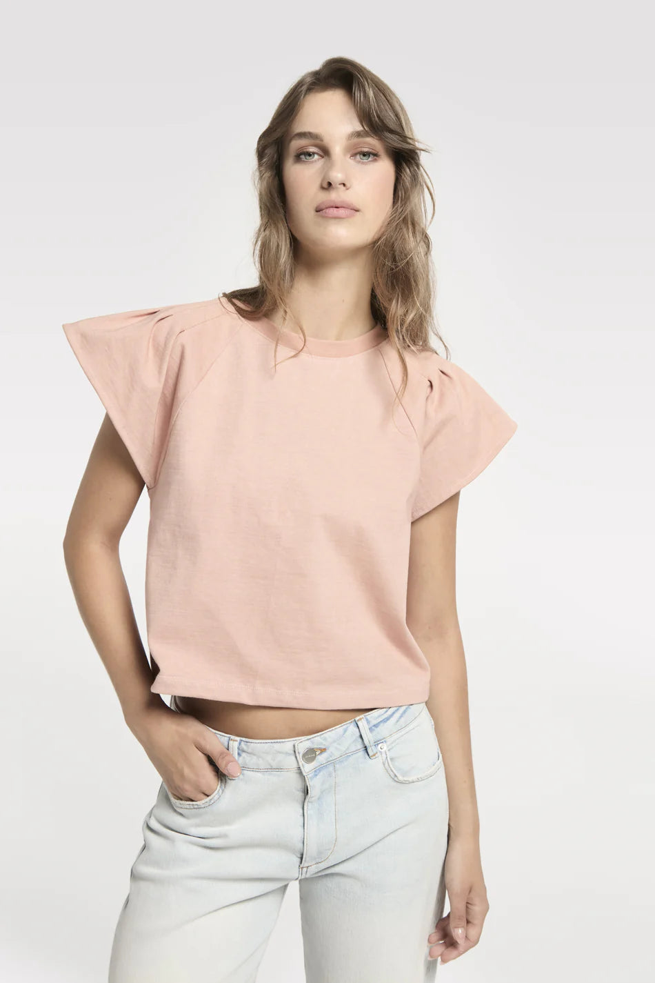 Homage - Top With Wide Shoulders-vooraanzicht